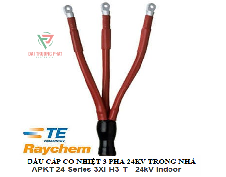 Đầu Cáp Co Nhiệt 3 Pha 24KV trong Nhà - Raychem