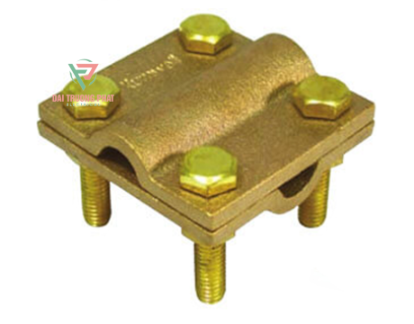 Kẹp cáp đồng 4 ngã cho hệ thống chống sét