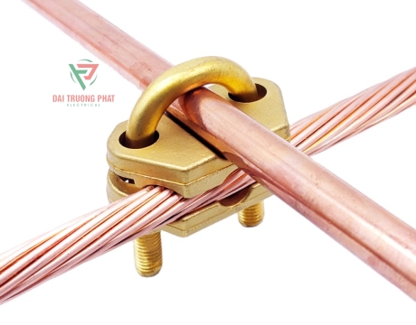 Kẹp cọc với cáp đồng chữ U