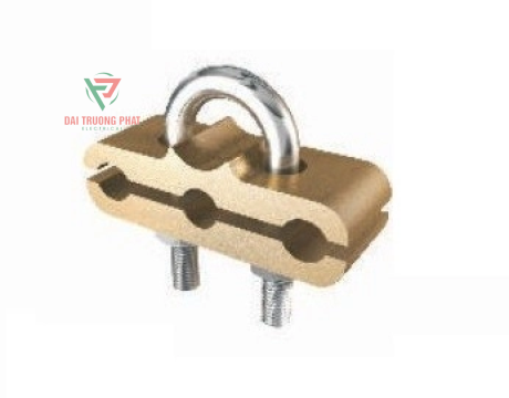 Kẹp tiếp địa nối cọc và 3 cáp đồng trần